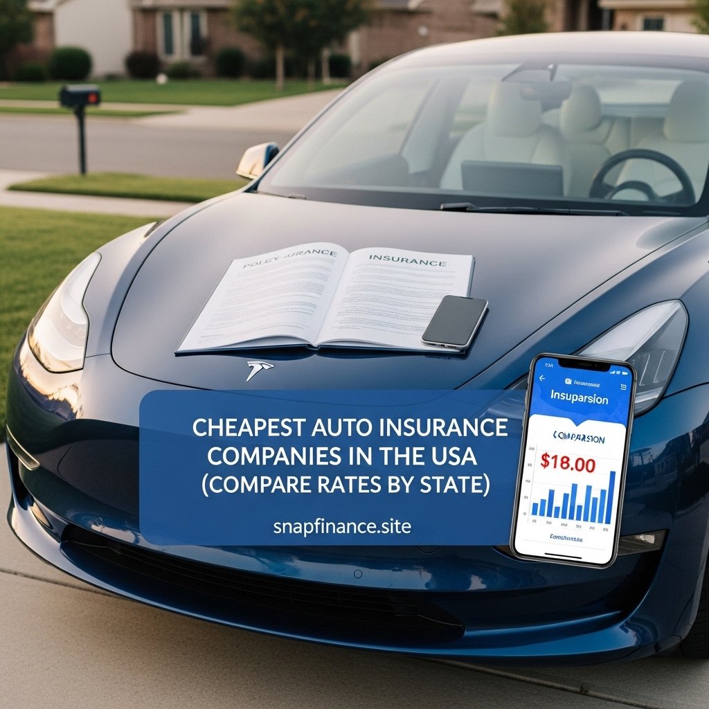 Cheapest Auto Insurance Companies in the USA (2026 Guide – Compare Rates by State)